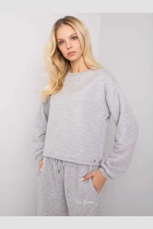 BASIC FEEL GOOD Dámská mikina s kapucí prošívaná KERSTINE šedá