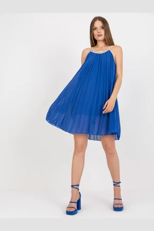 Italy Moda Dámské šaty na léto SUMMER tmavě modré