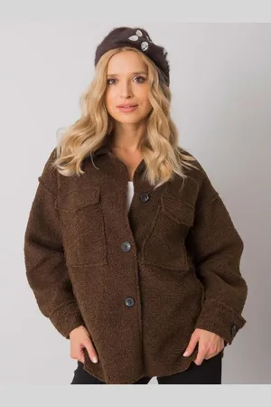 Factory Price Dámský baret s aplikací hnědý