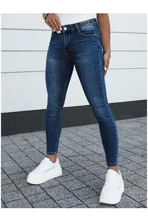 D-Street Dámské džíny slim fit ACORN tmavě modré
