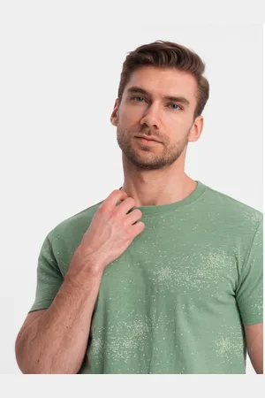 Ombre Clothing Pánské tričko s potiskem V3 OM-TSFP-0179