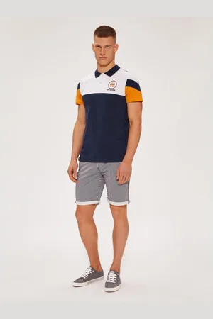 Diverse Pánské šortky BERBET VII W454 white/navy