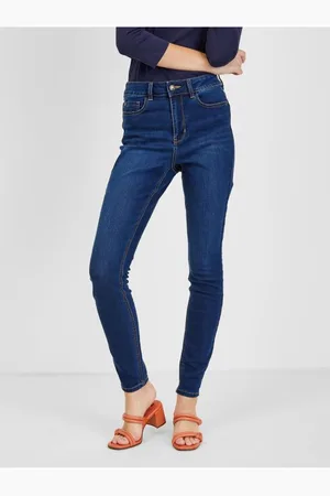 ORSAY Tmavě modré dámské skinny fit džíny