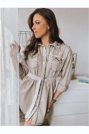 D-Street Džínové šaty RAFAELA béžové