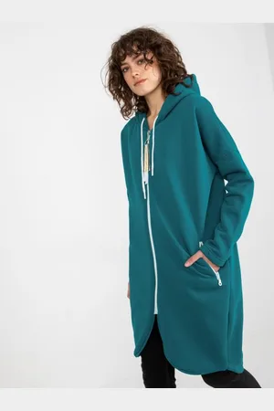 RELEVANCE Dámská mikina na zip s kapucí STUNNING modrá
