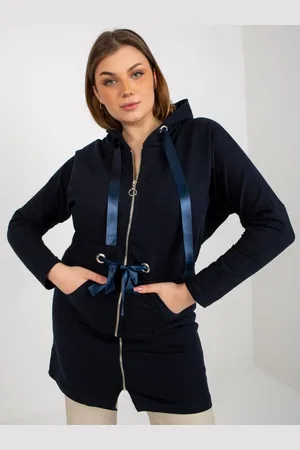 Lily&rose Dámská halenka plus size s kapucí PENY