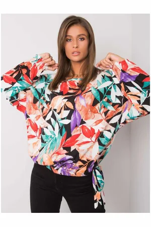 Ex moda Dámská halenka oversize vzorovaná Annemarie černá