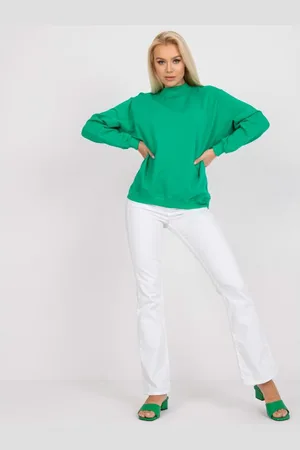 BASIC FEEL GOOD Dámská mikina TWIST zelená