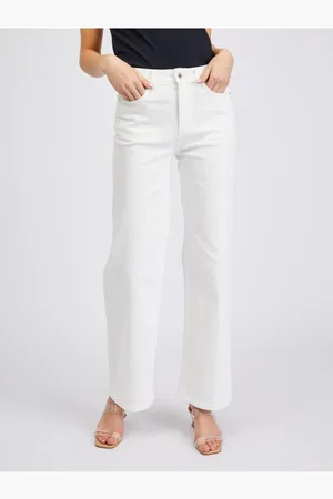 ORSAY Bílé dámské bootcut džíny