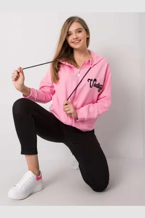 Fancy Dámská mikina s kapucí DIANE růžový
