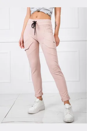 BASIC FEEL GOOD Dámské tepláky READY pudrově růžové