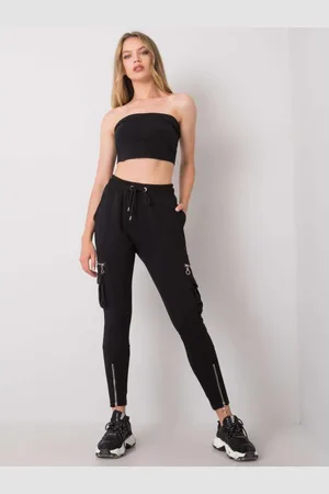 Ex moda Dámské tepláky HEMMY černé