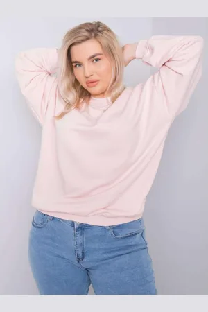 BASIC FEEL GOOD Dámská mikina plus size MISCHA světle