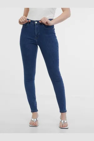 ORSAY Modré dámské skinny fit džíny