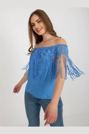 Factory Price Dámská halenka s krajkovým detailem DENA