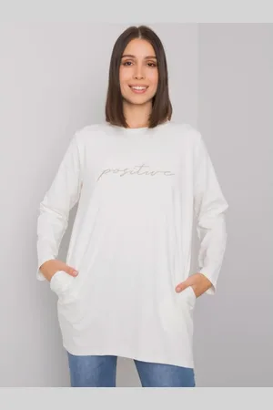 RELEVANCE Dámská tunika s nápisem plus size KAYLAH