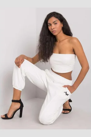 Ex moda Dámské tepláky RICHELLE bílé