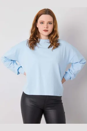 BASIC FEEL GOOD Dámská mikina s dlouhým rukávem plus size FLORENTIA