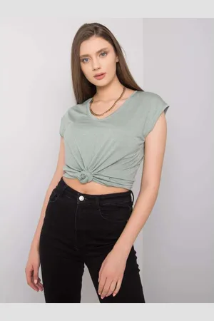 RUE PARIS Dámská halenka pruhovaná Giselle mátově zelená