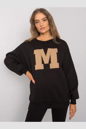 Ex moda Dámská mikina bavlněná ARMELLE černá