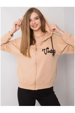 Fancy Dámská mikina s kapucí DIANE béžový