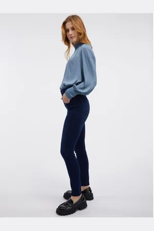 ORSAY Tmavě modré dámské skinny fit džíny