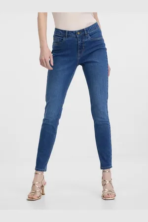 ORSAY Modré dámské skinny džíny