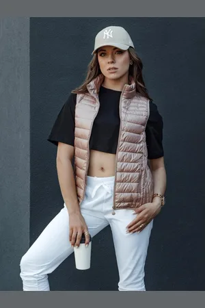 D-Street Dámská prošívaná vesta STYLISHZ se stojáčkem