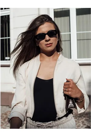 D-Street Dámská bunda bomber MADDIE světle