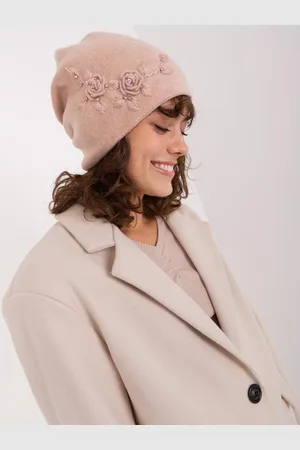 Wool Fashion Italia Dámská čepice s výšivkou SIKKA