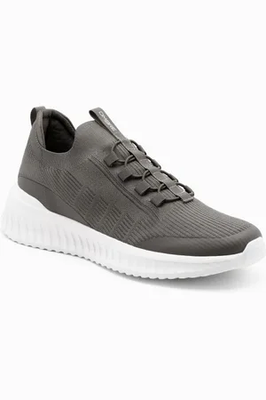 Ombre Clothing Pánské kotníkové tenisky z kombinovaných materiálů V3 OM-FOTH-0127 tmavě modré