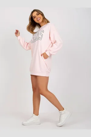 Ex moda Dámská mikina s potiskem oversize DIANNE světle
