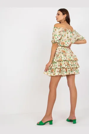 LAKERTA Dámský set s mini sukní SKIRT žlutý a vínový
