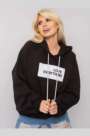 Ex moda Dámská mikina oversize DINA černá