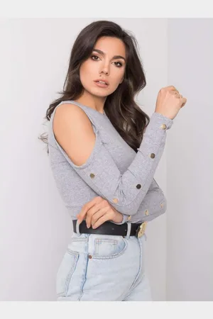 RUE PARIS Dámská halenka NADIA šedá