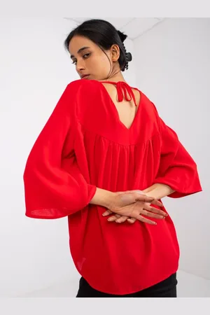 RUE PARIS Dámská halenka volná Anita červená
