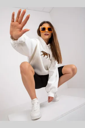 Ex moda Dámská mikina s kapucí bavlněná PEGGY