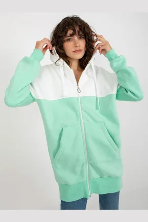 Ex moda Dámská mikina basic s kapucí LIBERTY ecru