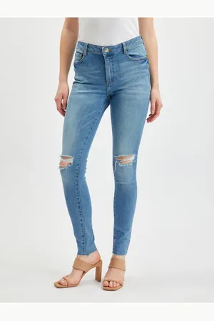 ORSAY Světle modré dámské skinny fit džíny