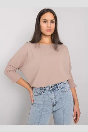 BASIC FEEL GOOD Dámská halenka HASSINA tmavě béžová