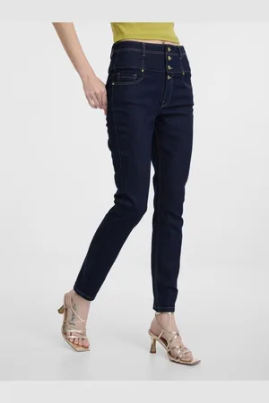 ORSAY Tmavě modré dámské skinny džíny