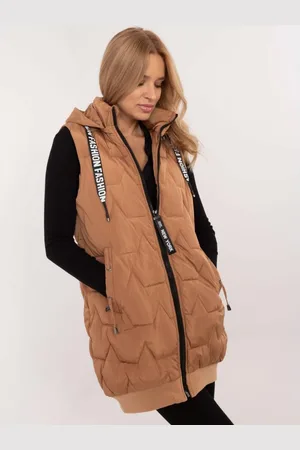 Factory Price Světle prošívaná vesta na zip