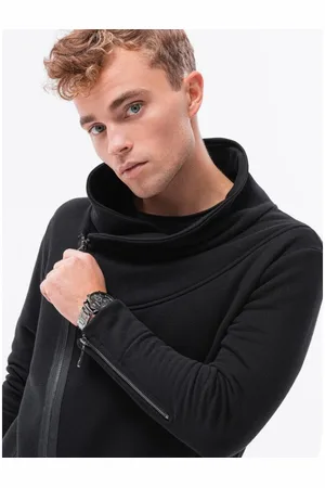 Ombre Clothing Pánská mikina London TYLER černá