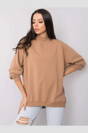 BASIC FEEL GOOD Dámská mikina TWIST hnědá
