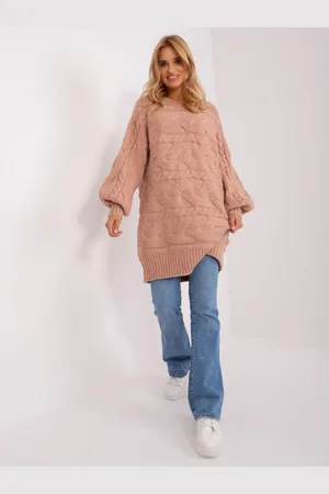 Wool Fashion Italia Dámské šaty s kostkami PLETA růžové