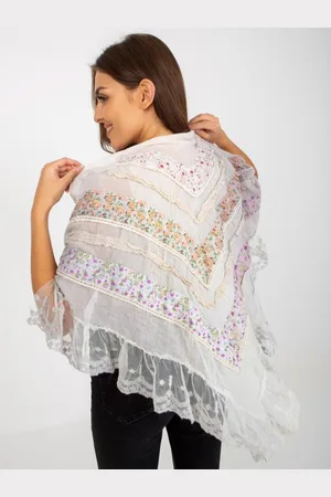 Factory Price Dámský šátek ve vintage stylu DANIELLE šedý