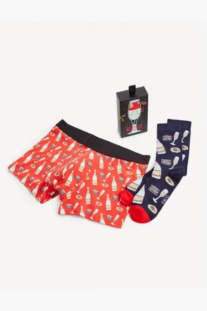 Celio Boxerky a ponožky v dárkovém balení