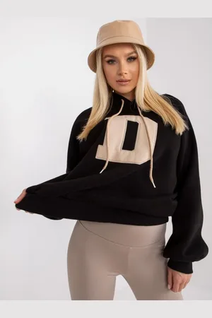 Ex moda Dámská mikina s kapucí VALERIA černá