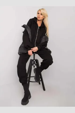 Ex moda Dámský komplet s vestou ABIGAIL černý