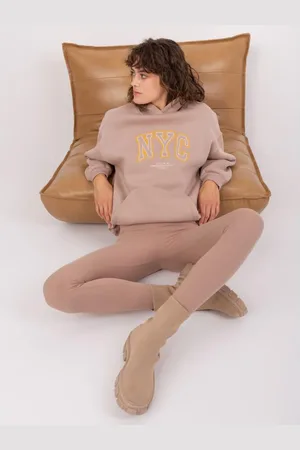 Fancy Dámská mikina NALMA tmavě béžová